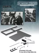 1/35 WWII German Anti-Air Army Vehicle Frame Detailing Up Parts [FC35476]