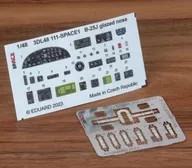 1 / 48B-25J Glass Nose Space Interior 3D Decal w / Etching Parts Set for HK Model "SPACE Series" Detail-Up Parts [EDU3DL48111]