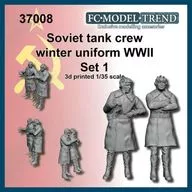 1/35 WWII Russian / Soviet Tank Soldier (Winter Equipment) Set #1 (2 Pieces) [FC37008]