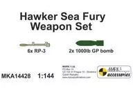 1/144 Seafury Armed Parts Set (for Mark 1) Detail-Up Parts [MKMA14428]