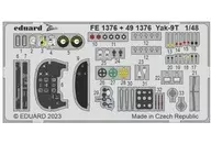 1/48 Yak-9T Zoom Etching Parts (for Zubezda) "ZOOM Series" [EDUFE1376]