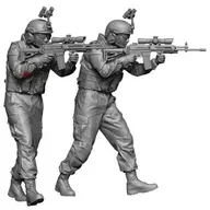 1/35 Pessoal das Forças Especiais do Exército da Coreia (ROKA) Conjunto (2 peças) 3D Printer Print Resin Cast Kit [HS35039]