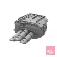 1/700 Japanese Navy Model 90 Triple Launch Tube Type 1 (2 Pieces) Detail-Up Parts [PSO7000164]