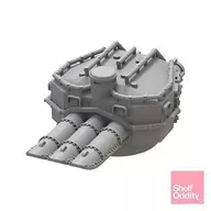 1/700 Japanese Navy Type 90 Triple Launch Tube Type 2 (2 Pieces) Detail-Up Parts [PSO7000165]