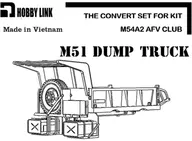 1/35 U. S. / M51 Dump Truck Remodeling Kit / AFC Club M54A2 [HL0102]