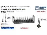 1/350 Japanese Navy 90 radiophone transmitter detailed up parts [BSTIJN35090]
