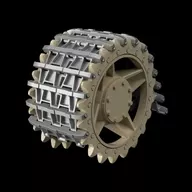 Crawler & Sprocket Detail Up Parts for 1/35 Germany / E-10 [PZT35017]