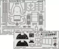 1/48 Hurricane Mk. IIc Etched Parts for Hobby Boss [EDU491411]