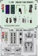 1 / 48F-35B Space Interior 3D Decal w / Etching Parts Set (for Tamiya) "SPACE Series" Detail-Up Parts [EDU3DL0 48160]