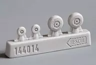 1/144 F-4 ファントムII 後期型ホイールセット (プラッツ/Fトイズ用) ディティールアップパーツ [RSC144014]