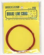 Brake Line Cord (Red) Φ 0.81 x 2m Detail Up Parts [M02R]