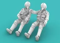 1/48 1960～1970年代米軍パイロット 着座姿勢セット1 (2体入り) ディティールアップパーツ [RMA48005]