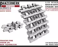 600 mm, tractor oruga móvil para 1/35 Tigger (P), piezas detalladas [WR35071-05]