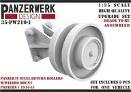 For 1/35 No. IV Tank All-Steel Upper Raceway Pattern 1 Welded Base 8 Detail Up Parts [WR35219-01]