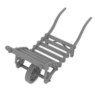 1/35 ジオラマアクセサリー 木製手押し車 [HDM35200]