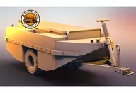 1/72 米・WTCT6水陸両用トレーラー・ハッチ閉 3Dプリントモデル ガレージキット [PD72192-2]