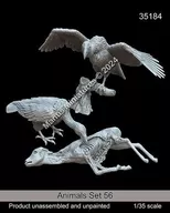 1/35 動物セット56 ハゲワシと獲物 レジンキャストキット [Man35184]