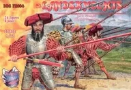 1/72 ドイツ・ランツクネヒト 16～17世紀 2：パイク兵 (24体・8ポーズ入) [DDS72004]