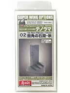 A pequena cena que você desenha, os degraus de pedra e o outono nas ruas de テノラマ. Peças detalhadas (kit de fundição de resina) [SWS-VB02]