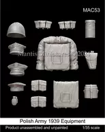 1/35 WWII ポーランド軍1939年 歩兵装備品セット(14個入) レジンキャストキット [MAC53]