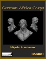 胸像 WWII ドイツ・アフリカ軍団の兵士 レジンキャストキット [ARB50001]