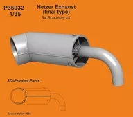 1/35 Germany Detailed Parts for Later Exhaust Pipe for Heuser [CMP35032]