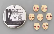 Arranged Face Parts Set Shura Tsuzurao "メガミデバイス" Series No. 12 Detail Up Parts