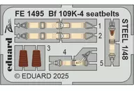 1/48 Bf109K-4 Seat Belt (Stainless Steel) (for Eduardo) "ZOOM Series" Etching Parts [EDUFE1495]