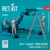 1/48 MJ-4 (MHU-83 B/E) 爆弾ローダークルー タイプ1 (3体入) ディティールアップパーツ [RSKF48-0060]