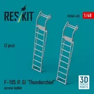 1/48 F-105F/G Boarding Ladder (2 pcs) Detail-Up Parts [RSKU48-0435]