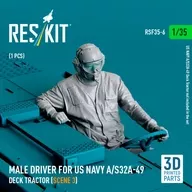 1/35 US Navy A/S32A-49 Driver Type 3 (Male) Detail-Up Parts [RSKF35-0006]