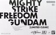 [Single Item] 1/144 HG Mighty Strike Freedom Gundam [Limited Clear] "MOBILE SUIT GUNDAM SEED FREEDOM Blu-ray Mighty Edition [A-on STORE / Premium Bandai Limited]" bundled item