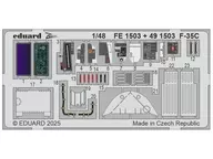 1 / 48F-35C Zoom Etching Parts (for Tamiya) "ZOOM Series" [EDUFE1503]