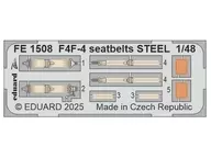 1 / 48F4F-4 Seat Belt (Stainless Steel) (for Academy) "ZOOM Series" Etching Parts [EDUFE1508]