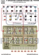 1/48 F-4 Phantom II Pilot徽章用蝕刻板(VF-74/84/96/111/VX-4)[HADPE481009]
