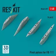 1/48 FB-111 Inner Pylon (4 Pieces) Detail-Up Parts [RSK48-0499]