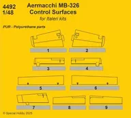 1/48 A艾露玛KI MB-326用・SET动叶片・Italeli细节设计零件[48CM4492]