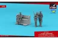 1/72 ww. I UK Denise 3 Ton Truck Crew (3 Pieces) (for Armory) Detail-Up Parts [AMRF7225]