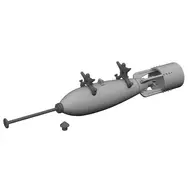 1/48 ww. II British Army 250 lb Mk. 2 Bomb (1 for P-40) (for Eduardo) "BRASSIN Series" Detail-Up Parts [EDU6481077]