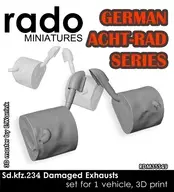 1/35 WWII Germany Sd. Kfz. 234 Modified Muffler for 8 Wheel Heavy Armoured Car Series (General Purpose) Detail-Up Parts [RDM35S49]