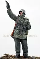 1/35 WWII German Armed Guard Signal Armoured Grenadier Resin Cast Kit for firing pistols [AM35324]