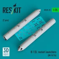1 / 35B-13L 122 mm Rocket Pod (2 Pieces) Detail-Up Parts [RSK35-0025]