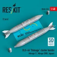 1/48 BLG-66比利时集束弹(2枚)细节设计部件[RSK48-0530]
