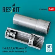 1/48 F-4B/C/D/N AFTER BURNER (For Academy) Detail Up Parts [RSKU48-0466]