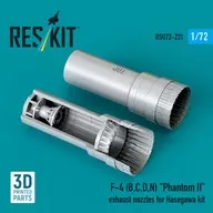 1 / 72F-4B / C / D / N AFTER BURNER (for hasegawa) Detail Up Parts [RSKU72-0231]