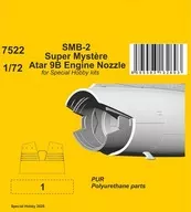 1/72 France ・ SMB-2 Engine Nozzle Detail Up Parts for Super Miss Tail [72CM7522]