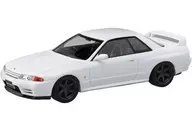 1/32 ニッサン R32スカイラインGT-R カスタムホイール(クリスタルホワイト) 「楽プラ スナップキットシリーズ No.14CU-CW」 [202883]