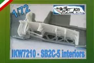 1/72 SB2C-5 Helldiver Interiors Advanced Parts(樹脂鑄造套件)[IKW7210]