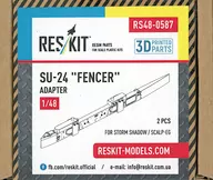 1/48 Su-24 フェンサー用 ストーム・シャドウ /SCALP-EG ミサイルアダプター (2個入) ディティールアップパーツ [RSK48-0587]