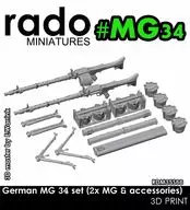 1/35 WWII ドイツ MG34機関銃＆アクセサリーセット(2丁入) ディティールアップパーツ [RDM35S66]